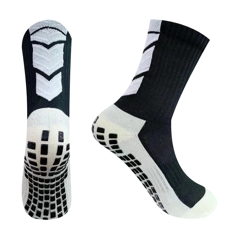 Grip Breathable Football Socks Thickened Anti-Slip Non Skid Sports Soccer Socks Adults Kids Outdoor Cycling Sock