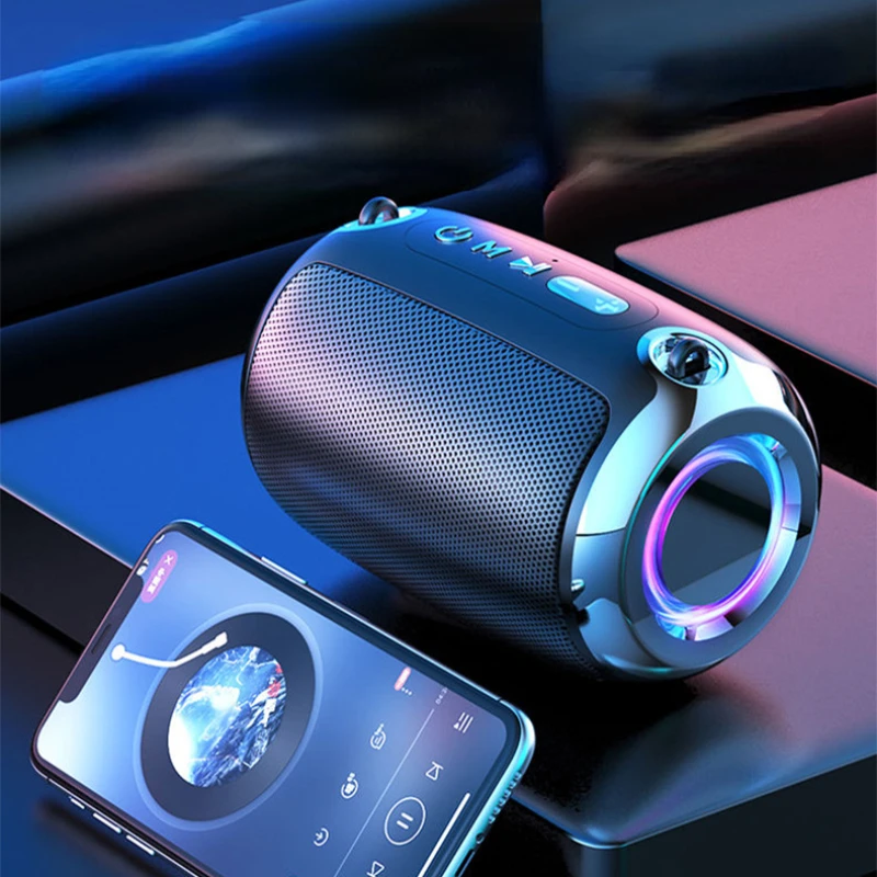 

Portable Bluetooth Sound Box Bluetooth Speaker Portable Column Super Bass Stereo for Comuter PC Speakers with FM Radio TF USB