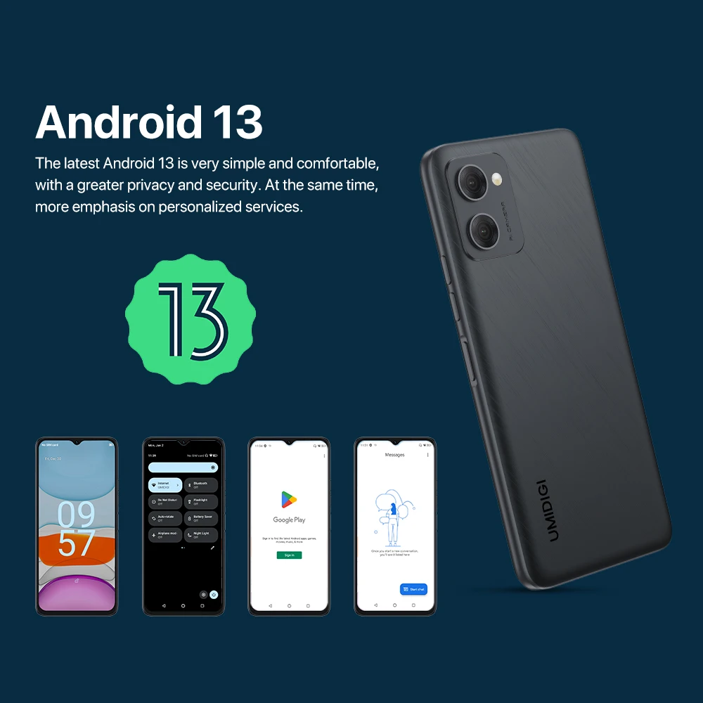 [World Premiere] UMIDIGI G2 C2 Smartphone, Android 13 , Helio A22,  3GB+32GB, 13MP Camera, 5150mAh Battery, Dual SIM 4G Cellphone