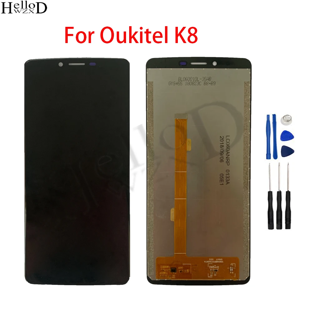 

6.0 inch Tested LCD Screen For Oukitel K8 LCD Display+Touch Screen Digitizer Assembly For OUKITEL K8 LCD Replacement Part