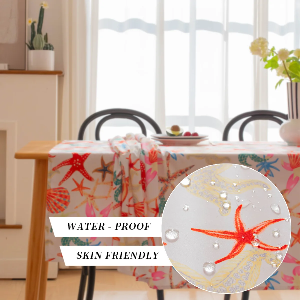 

Водонепроницаемая Декоративная скатерть из искусственной кожи для гостиной и ресторана