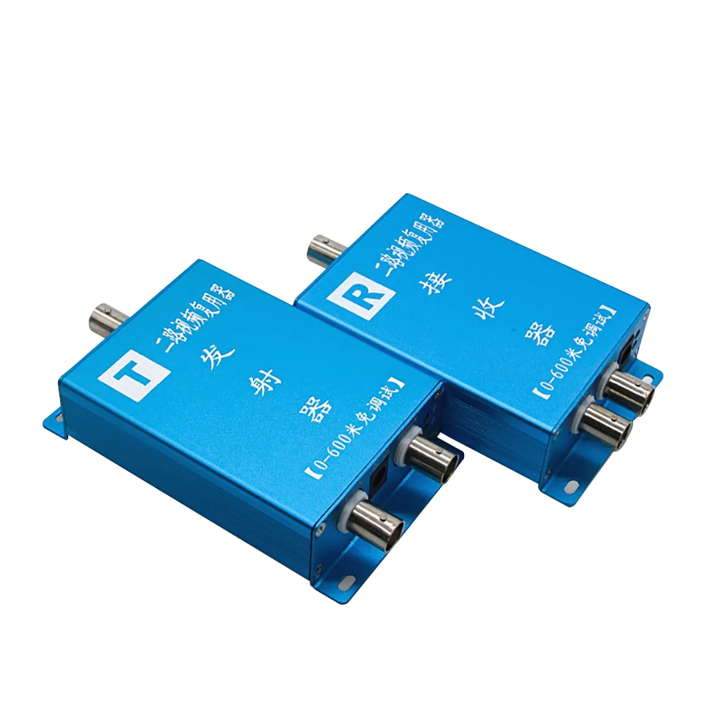 1080p Ahd Cvi Tvi Video Signal Multiplexer 2channel Video Coaxial Cable