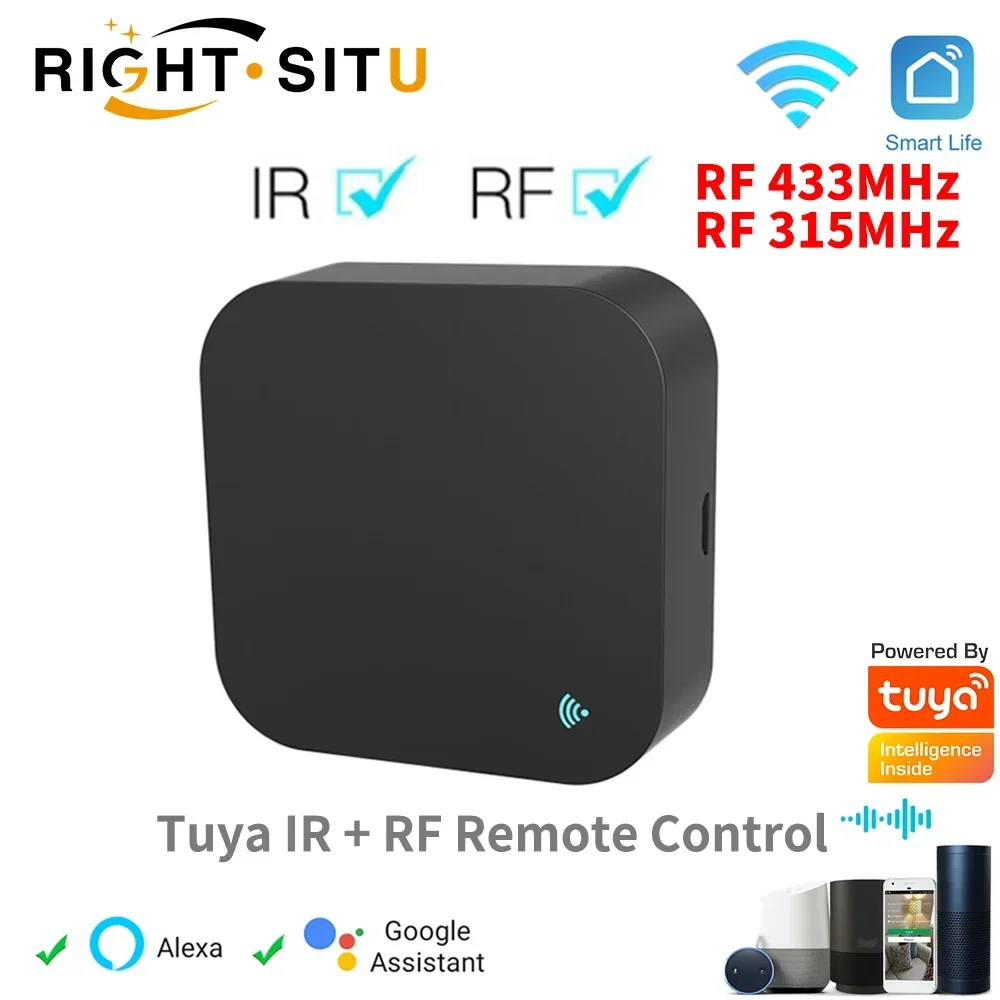 Tuya 스마트 RF IR 원격 제어 WiFi 스마트 홈 에어컨 모든 TV LG ..