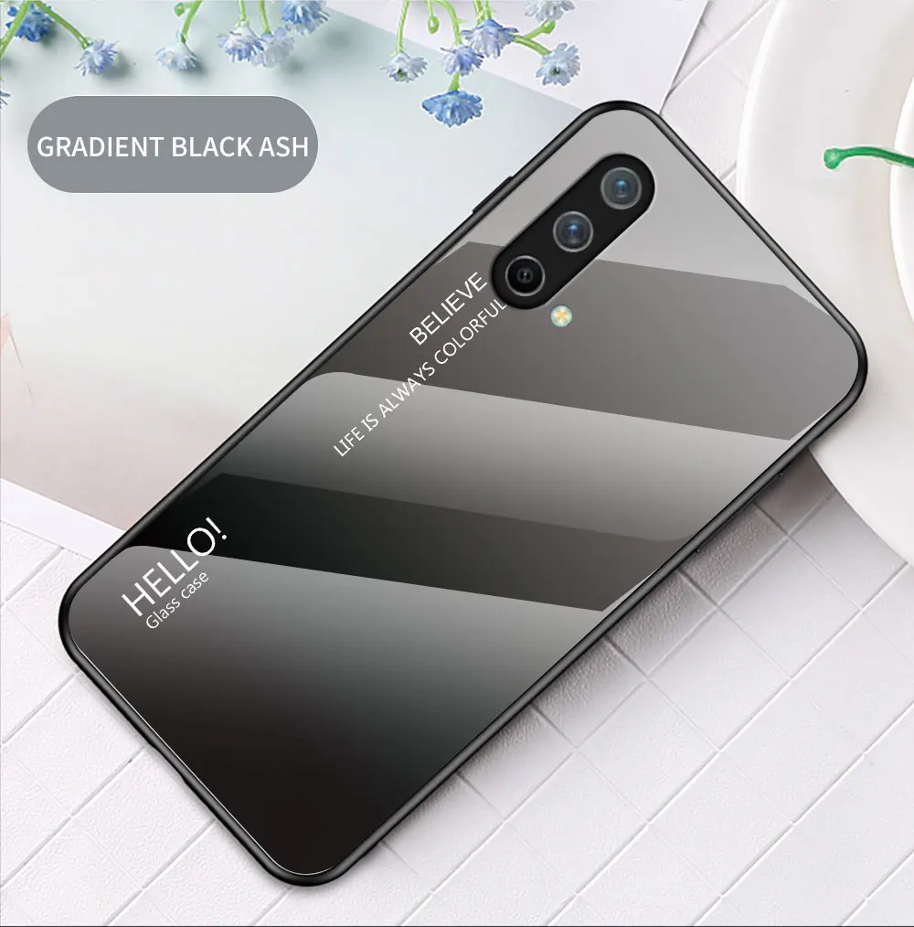 One Plus Ace étui en verre DECLAREYAO Coque en verre trempé dur mince pour OnePlus 10 9 9R 9RT 8 8T 7 7T Pro 6 6T Nord N10 N2_voghion.com