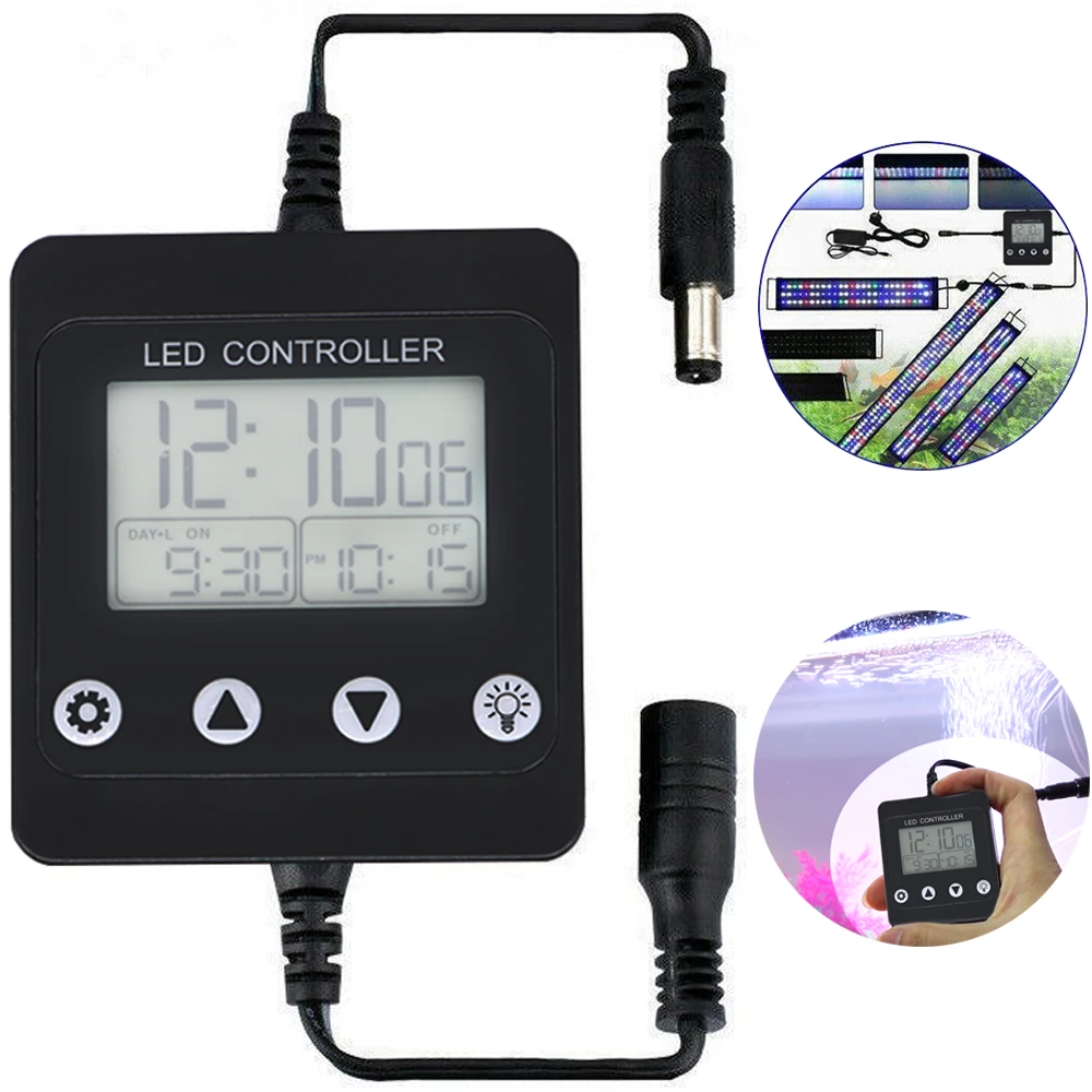 Aquarium Dimming System Fish Tank LED Light Timer Dimmer Controller