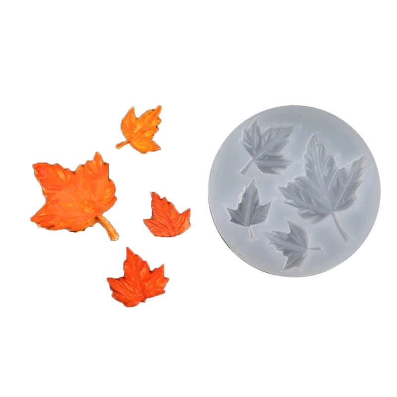 

Mini Ghost-Spooky Bat Silicone Mold Scented Candle Mold Pumpkin Maple-Leaf Mold