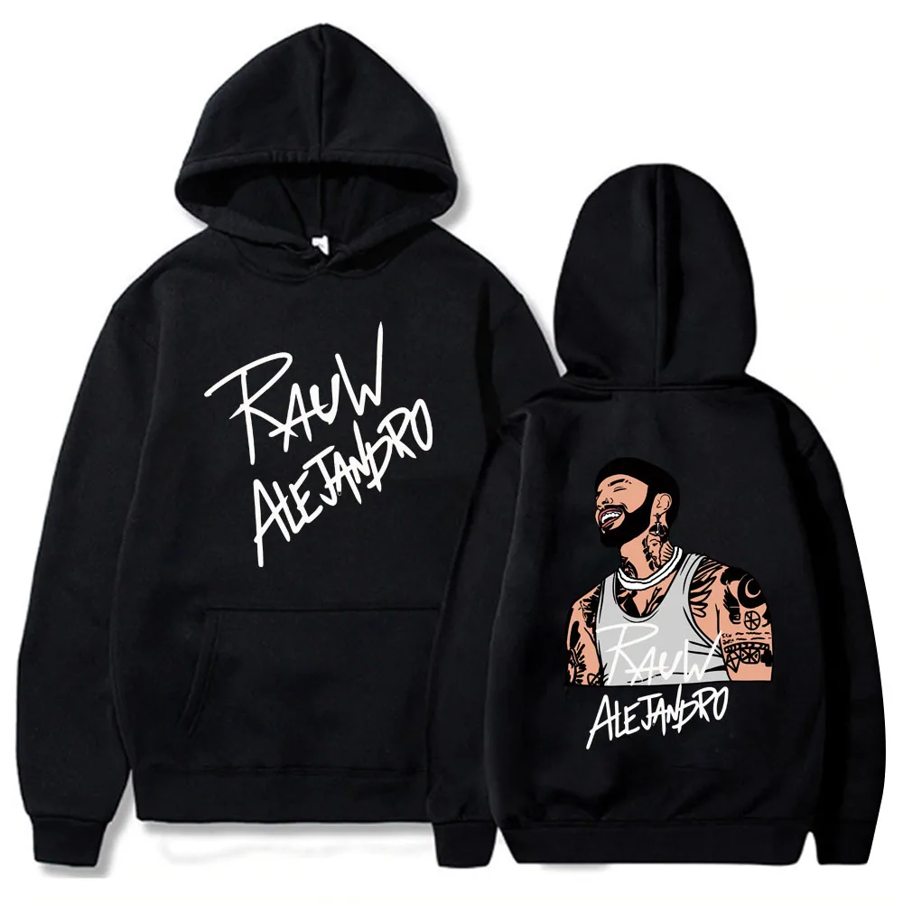 

Rauw Alejandro Hoodie Puerto Rico Latin Music Rosalia Sweatshirt Man Woman Harajuku Pullover Tops Streetwear Unisex