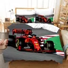 Red Racing Car 3D Kids Boy Bedding Set F1 Game Racer Printing Duvet Cover 2/3pcs Bedclothes with Pillowcase Twin Full Bedspread 3