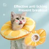 HOOPET Cat Elizabethan Collar Pet Neck Cone Soft Wearing Resistant Cat Accessories Cats Wound Healing Protective Collar for Cats 3
