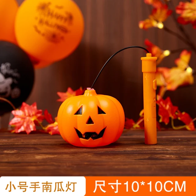 Halloween Pumpkin Lantern Light Children Toys Portable Bar Dance Party Decoration Hanging Jack O Lantern Night Ornaments Lampion Aliexpress