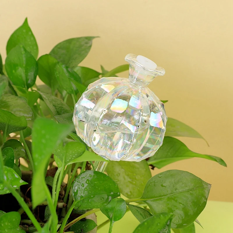Clear Plant Watering Globes Glass Self Watering Device Set of 2 for Potted Plant Flowers Bonsai Garden Indoor Outdoor self watering globes