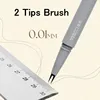 VEECCI Liquid Eyebrow Lower Eyelash Eyeline Aegyo-sal Pencil 2 Forks Multifunctional Pen Waterproof Natural Eyes Beauty Tool 2