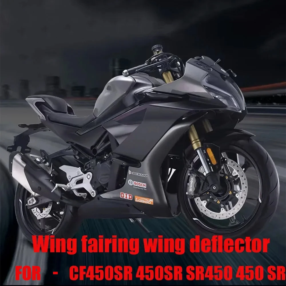 

New FOR CFMOTO CF450SR 450SR SR450 450 SR Motorcycle Parts Side Downforce Naked Spoilers Fixed Winglet Fairing Wings Deflectors