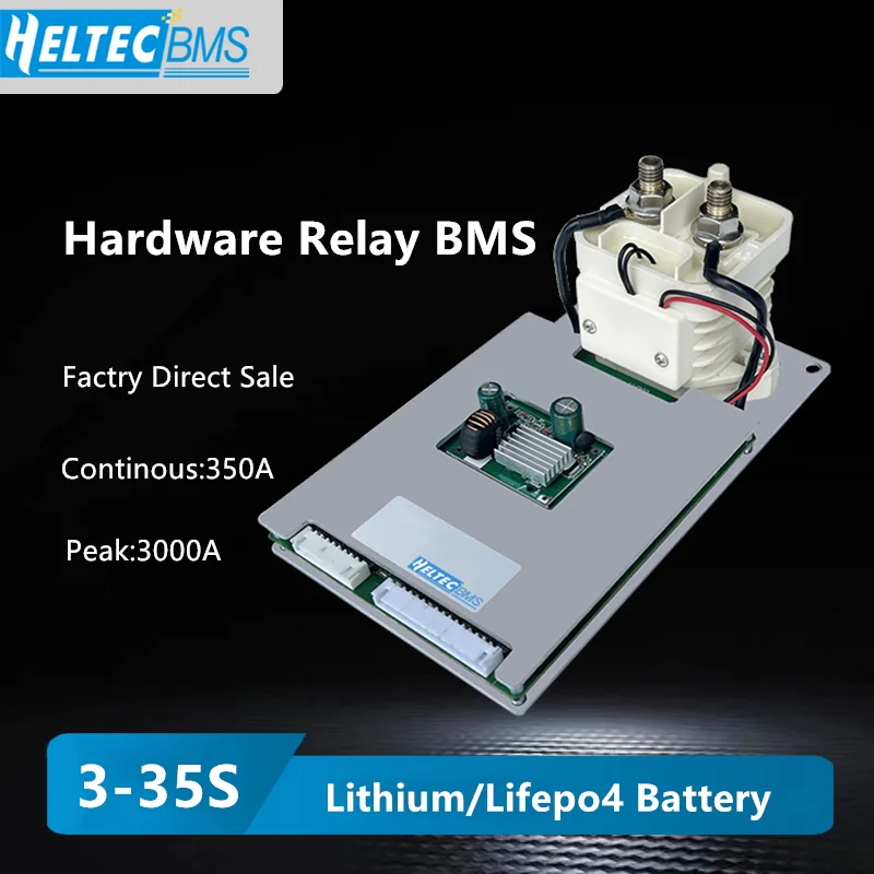 350A Relay BMS 3S 4S 32S 3000A Peak Lipo/Lifepo4 Battery protection