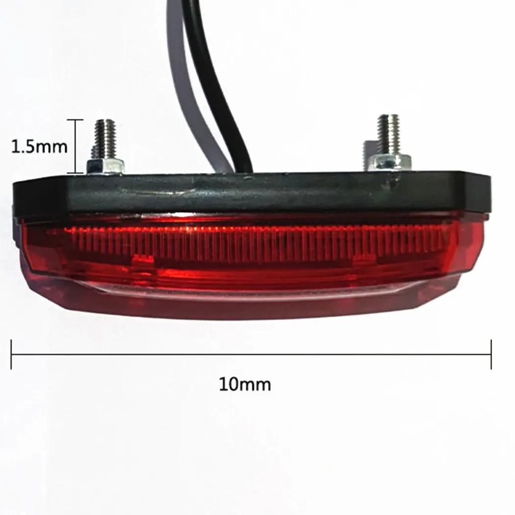 LED 후미등 부품 경고등, 전기 자전거 후방 램프, 라이딩용 Ebike, 36V, 48V 액세서리