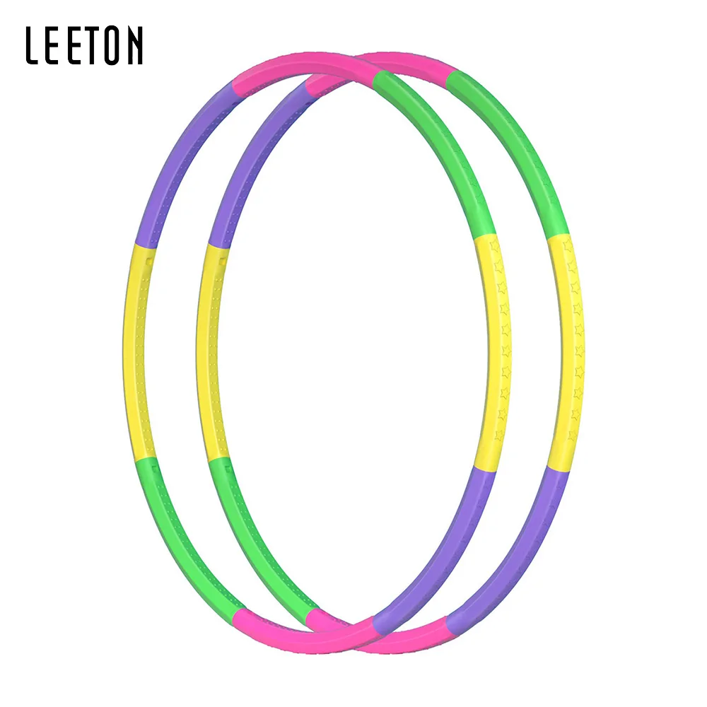 Weighted Hula Circle Ring for Sport Hoops Comfortable Cushioned Surface Detachable Design for Beach or Park Workouts