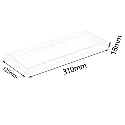 Premium Waterproof Acrylic Mechanical Keyboard Dust Cover - Transparent Protector (For 84 Keys)