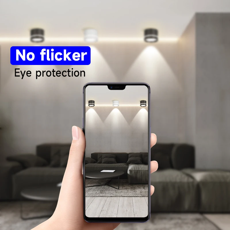 Led downlight recessed ceiling spotlight Led Down Light 220V spotlight downlight for home surface mounted ceiling spot LED lighting for living room kitchen indoor lamp
