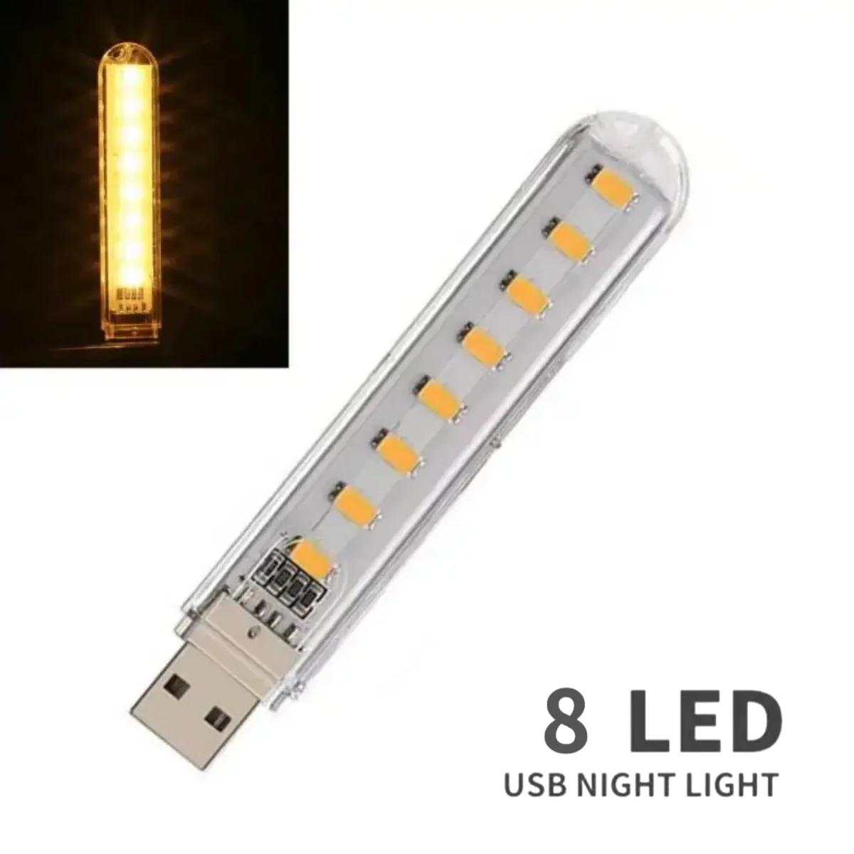 مصباح كتاب LED صغير محمول USB DC5V مصباح كتاب القر...