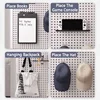 Wall Mounted Tool Organizer Pegboard Universal Hardware Tools Storage Hanging Shelf Portable Repair Tools Packaging Warehouse 5