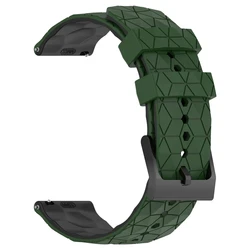 Premium 22mm Silicone Sports Watch Band - Versatile Design, Multiple Color Options - 1pcs 22mm (Army Green Black1)