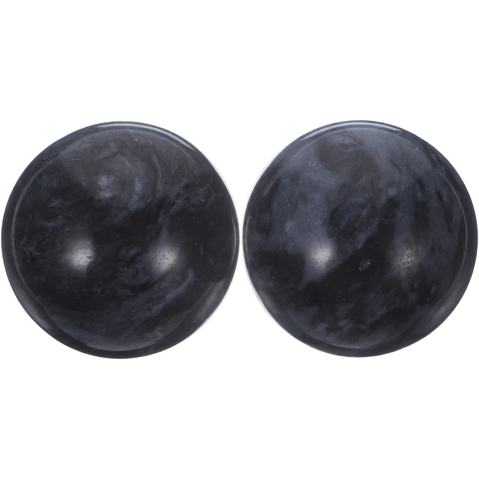 2Pcs Elderly Health Care Massage Ball Jade Hand Massage Ball Health Exercise Massage Ball for Old Man Hands kooeej medical health equipments elderly care products physical therapy wrist orthosis finger toe orthotics hand massage ball