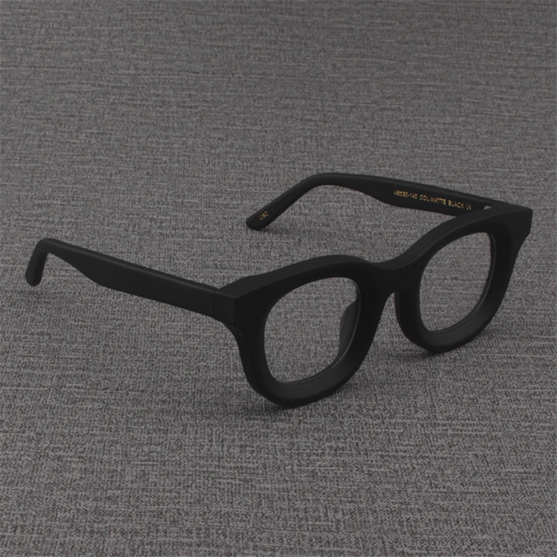 

Rockjoy Black Eyeglasses Frame Male Women Acetate Myopia Glasses Men Spectacles for Prescription Steampunk Vintage Eyewear
