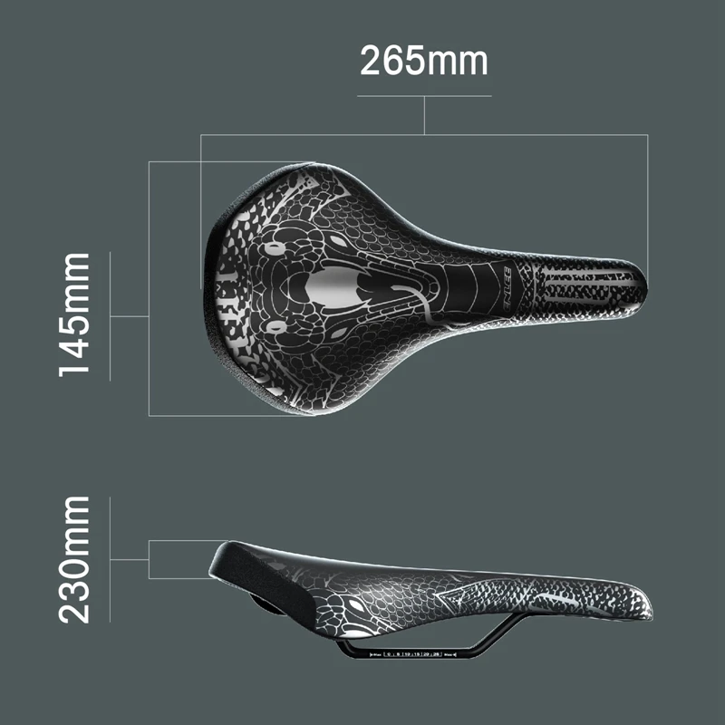 Description Picture 4 of itemENLEE Bicycle Saddle Mountain MTB Road Bike Cushion Shock Absorber Saddle Wide Comfortable Surface Big Seat Lightweight