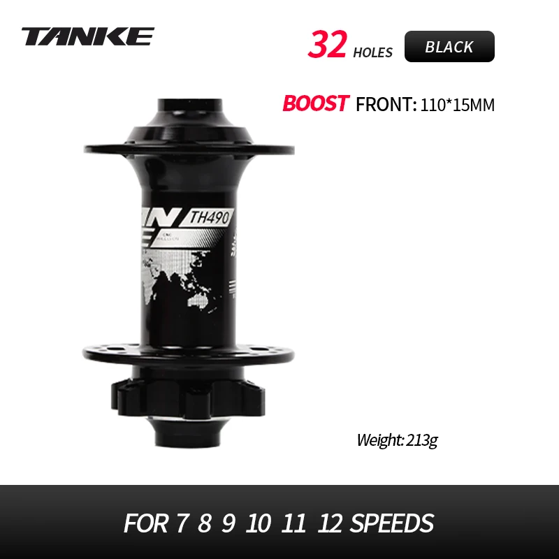 Premium Aluminum Mountain Bike Hub - 32 Holes with 120 Engagement Points and 4-Bearing Design
