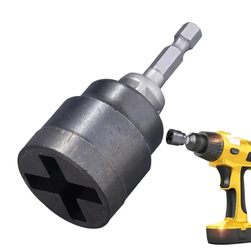 2025 Thickened Car Electric Wrench Jack Socket Fast Cross Jack Socket Utilizing Advanced Electric For Drill Bit Hand Tools