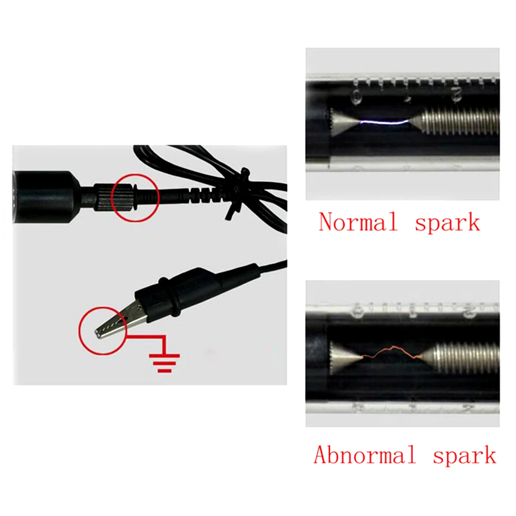 Spark Plug Tester Car Diagnostic Tool Universal Car Spark Plug Tester Ignition Coil Detector Diagnostic Automotive Car Repair Tool Auto Ignition System Test tool