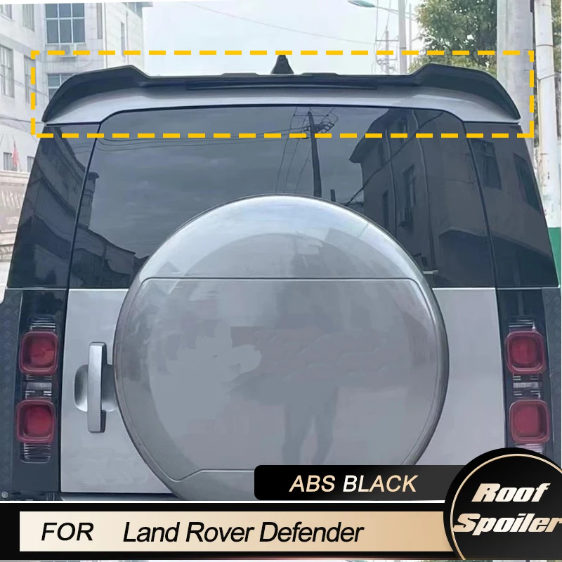 

Rear Roof Spoiler for Land Rover Defender 2020-2022 Car Racing Rear Trunk Roof Wing Spoiler Boot Lip Tail Wing ABS Gloss Black