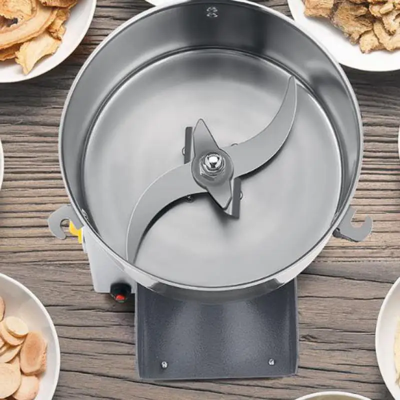 2500G Grinder Grains Spices Hebals Cereals Coffee Beans Dry Food Mill Grinding Machine Gristmill Home Medicine Flour Crusher 4