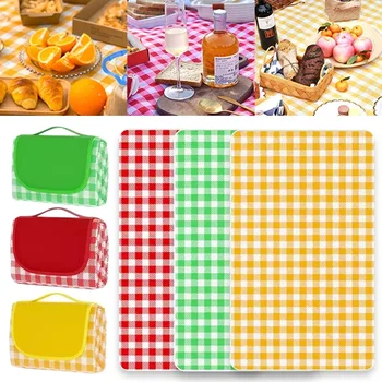 Picnic Mat,Foldable Portable Sand Beach Mats Non-woven Fabric Thicken Tent Camping Blanket Pad Moisture-proof Outdoor Picnic Mat