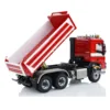 1/14 Customized RTR 6x6 LESU RC Metal Hydraulic Dump Truck 3-way Radio Control Tipper Car Model 3-speed Transmission Light Sound 3
