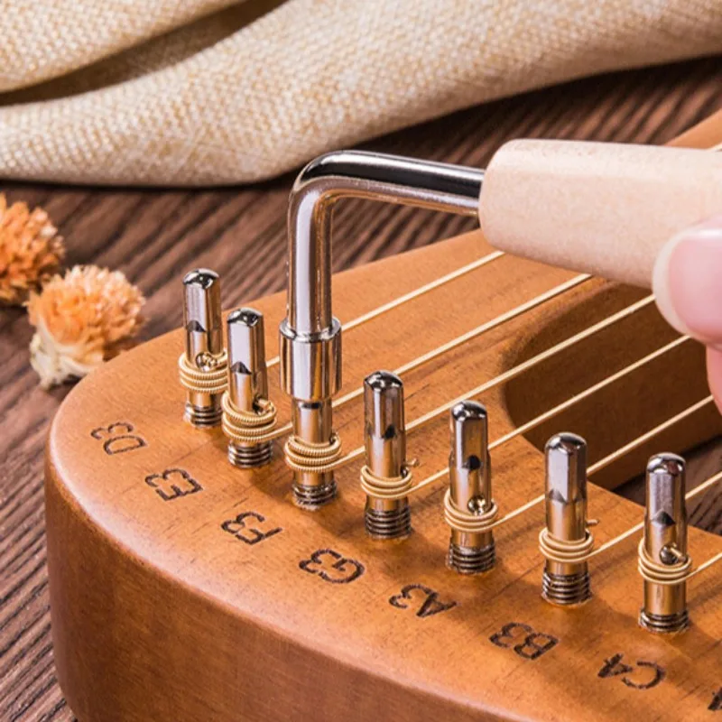 16-string Plate-style Lyar Stringed Instruments 21-string Small Harp Portable Beginners Practice Musical Instrument Adults