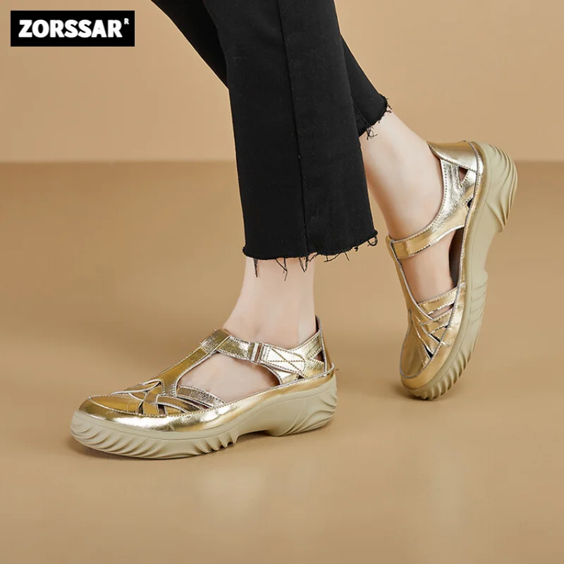 

New Women's Sandals Premium Orthopedic Bunion Corrector Flats Casual Soft Sole Beach Wedge Vulcanized Shoes Zapatillas De Mujer