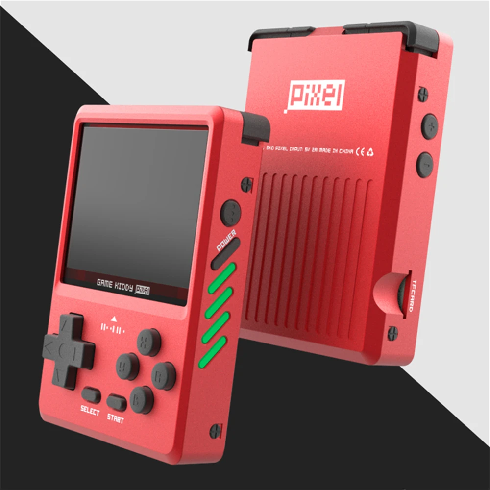 2.4 Inch Metal GKD Pixel Mini Handheld Game Console Full Color 