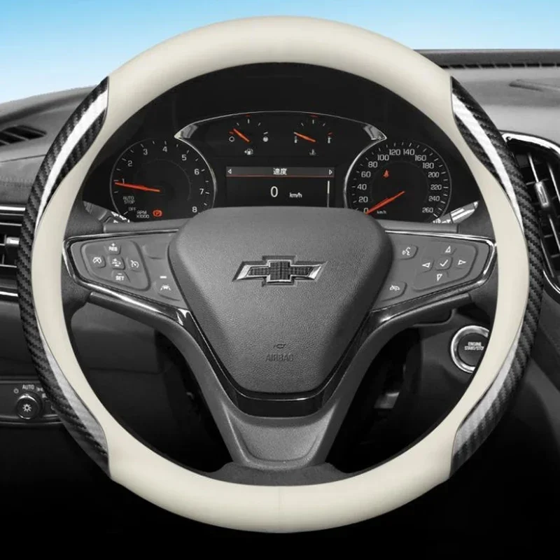 Premium Leather Steering Wheel Cover - Universal Fit