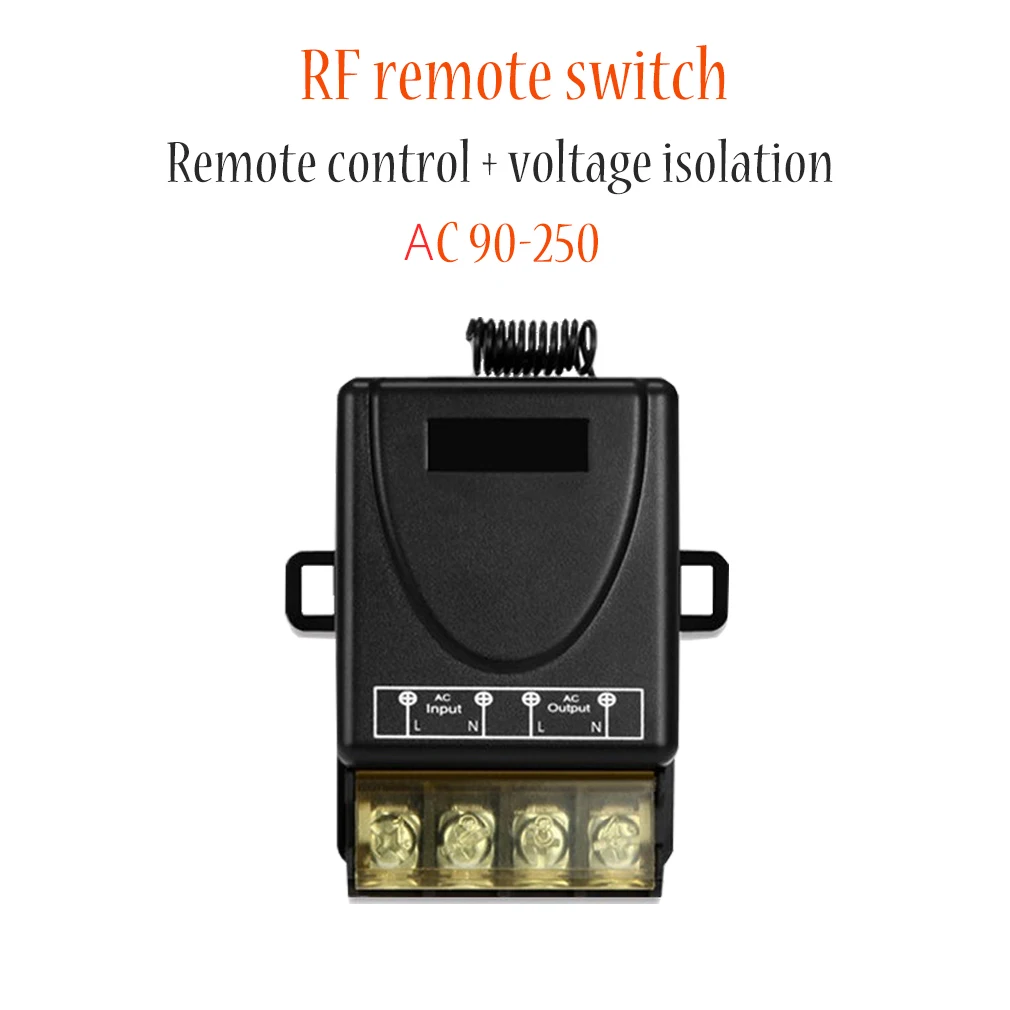 Wireless Remote Switch DIY Device RF433 Remote Control High-power 30A Wide Voltage AC 100-240V