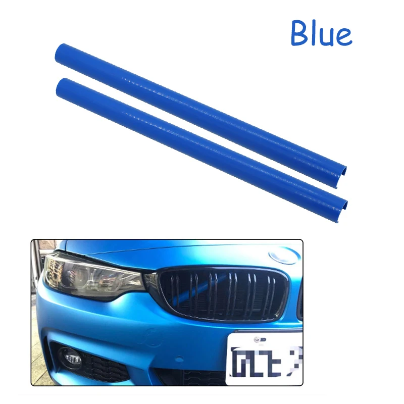 For BMW F10 f11 F02 F30 F32 3 4 5 7 Series Sport Style Front Grille Trim Strips 2 Pcs Strip Cover Frame Car Decorations Stickers