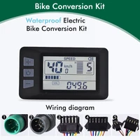 UART2 P3H vélo électrique LCD affichage compteur SM/prise de connexion étanche Ebike accessoires d'affichage intelligent 4