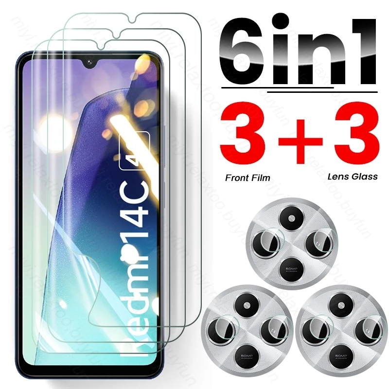 6-in-1 Camera Glass & Hydrogel Film Screen Protector Case