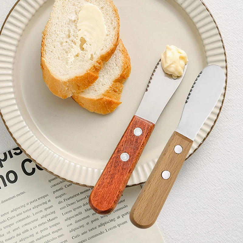 Butter Knife Wooden Handle Butter Knife Stainless Steel Butter