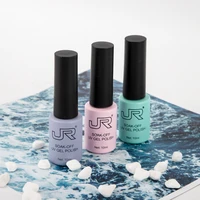 JR 6pcs 10ml gel nail polish set Including Red Pink Nude Gel Polish Kit UV LED Soak Off Polish Home DIY top coat base coat gifts 2