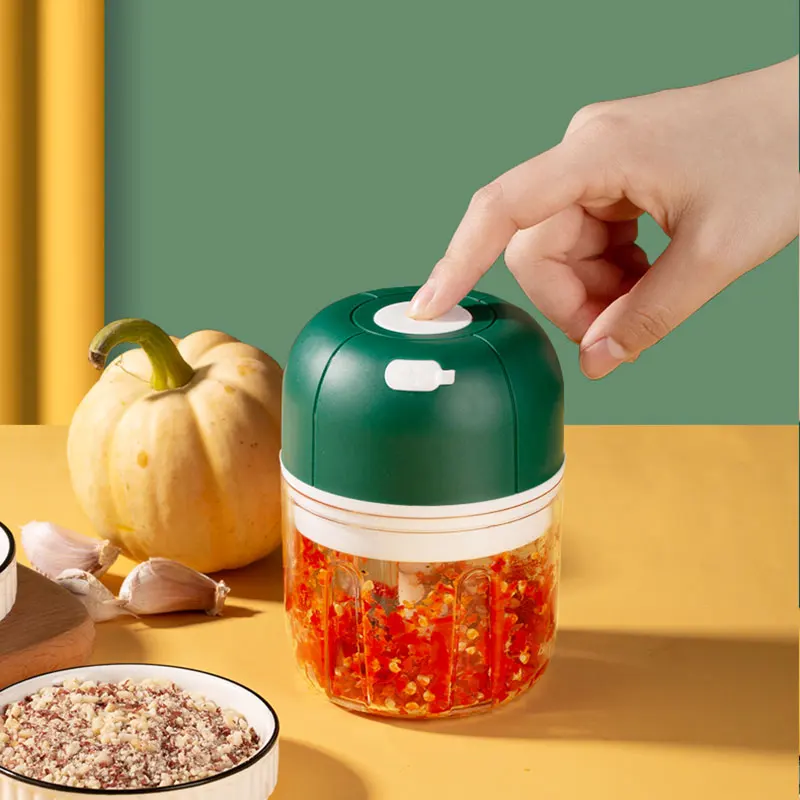  Мясорубка бытовая электрическая, 100 / 250 мл, многофункциональная, с USB-зарядкой 