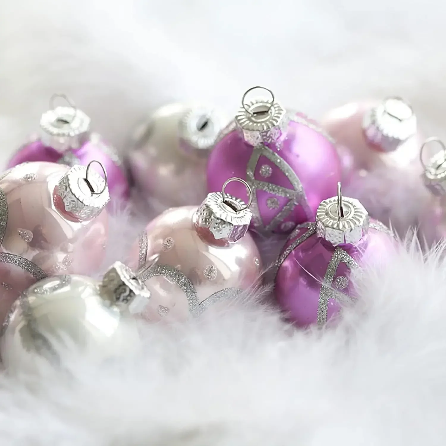100-400Pcs Christmas Ball Caps for Xmas Tree Ornament Removable Metal Silver Hanger Hat Replacement Decorations Navidad New Year