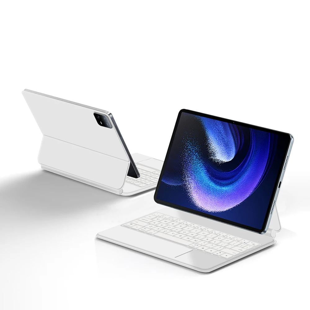 Teclado Mágico para Xiaomi Pad Multi-idioma Suporte Ajustável Touchpad de Luz de Fundo Teclado para mi Pad Mipad Pro 11 Polegadas - Imagem 5