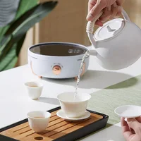 220V Electric Ceramic Stove Home Boiling Water Heater 3 Gear Adjust Tea Stove Office Coffee Electric Hot Plates Tea Maker 800W 1