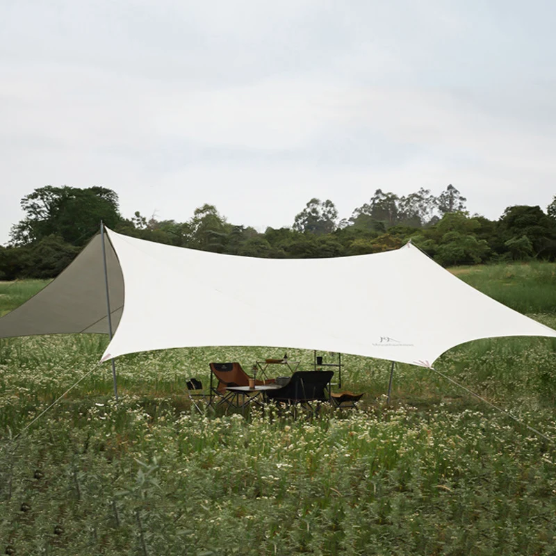 

Outdoor Camping Sun Shelters, Picnic Canopy, Sun And Rain Proof Sunshade Tent, 210D Silver Coated Oxford Cloth